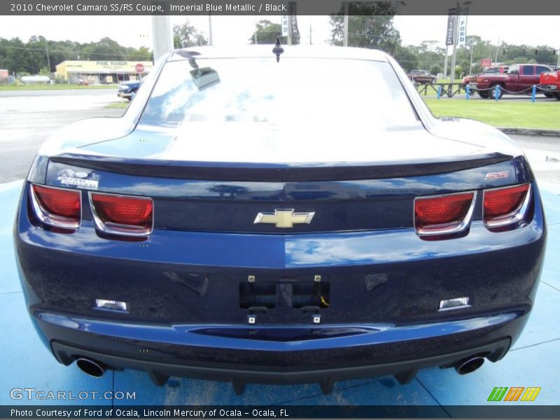 Imperial Blue Metallic / Black 2010 Chevrolet Camaro SS/RS Coupe