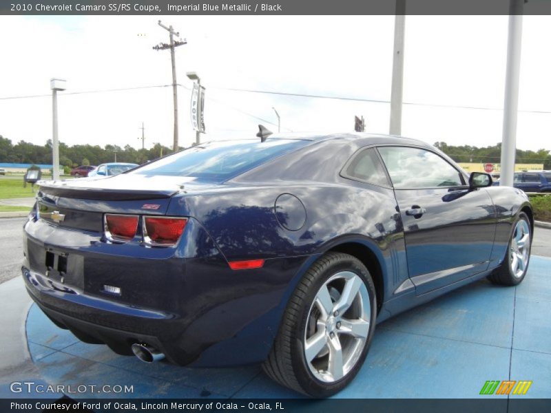 Imperial Blue Metallic / Black 2010 Chevrolet Camaro SS/RS Coupe