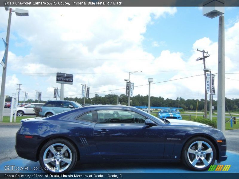 Imperial Blue Metallic / Black 2010 Chevrolet Camaro SS/RS Coupe