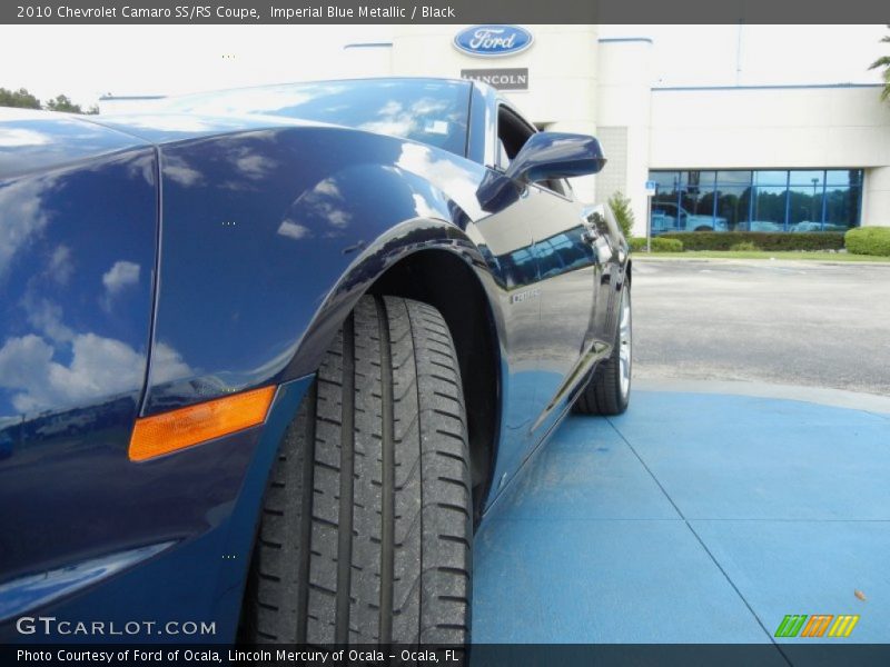 Imperial Blue Metallic / Black 2010 Chevrolet Camaro SS/RS Coupe