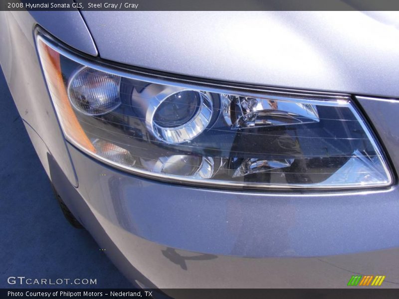 Steel Gray / Gray 2008 Hyundai Sonata GLS