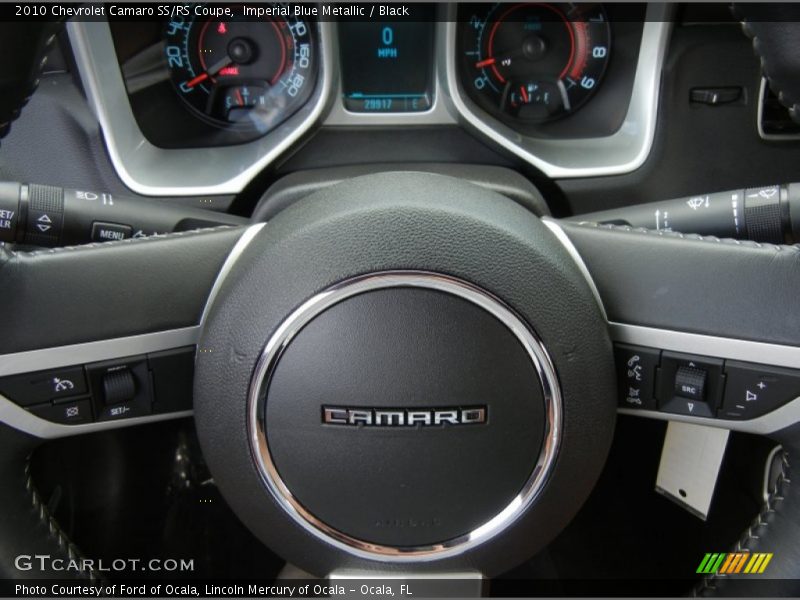 Imperial Blue Metallic / Black 2010 Chevrolet Camaro SS/RS Coupe
