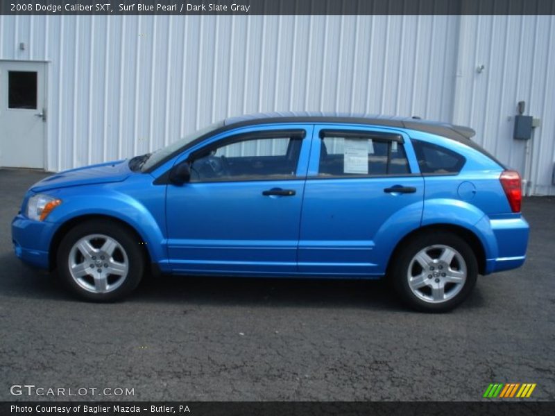 Surf Blue Pearl / Dark Slate Gray 2008 Dodge Caliber SXT