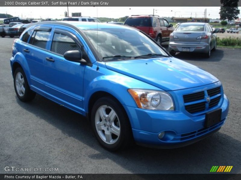 Surf Blue Pearl / Dark Slate Gray 2008 Dodge Caliber SXT