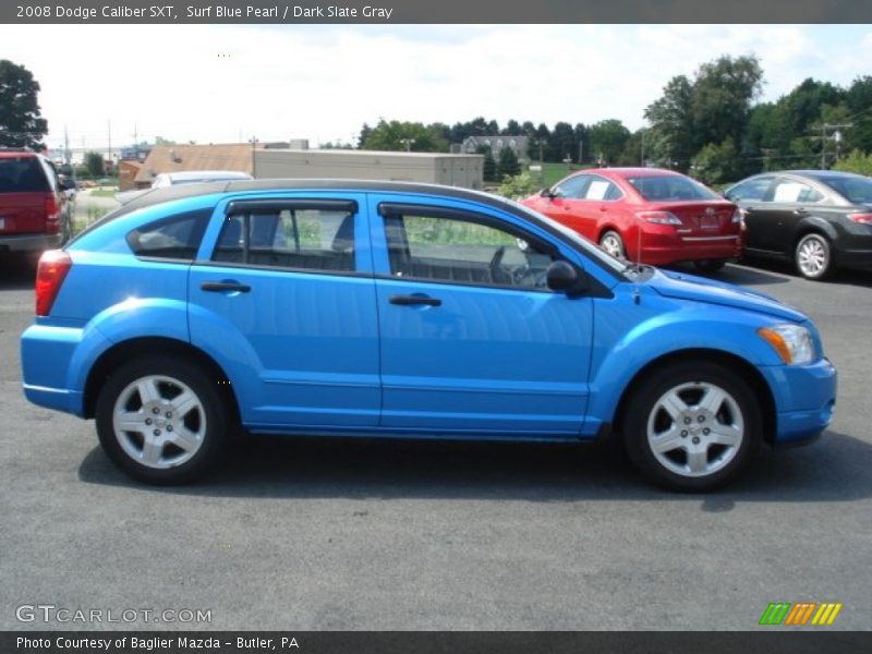 Surf Blue Pearl / Dark Slate Gray 2008 Dodge Caliber SXT