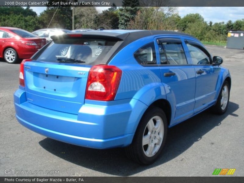 Surf Blue Pearl / Dark Slate Gray 2008 Dodge Caliber SXT