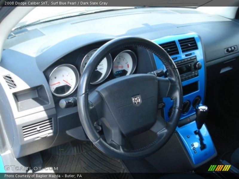 Surf Blue Pearl / Dark Slate Gray 2008 Dodge Caliber SXT