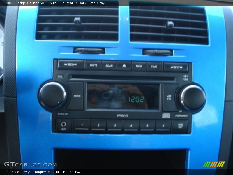Surf Blue Pearl / Dark Slate Gray 2008 Dodge Caliber SXT