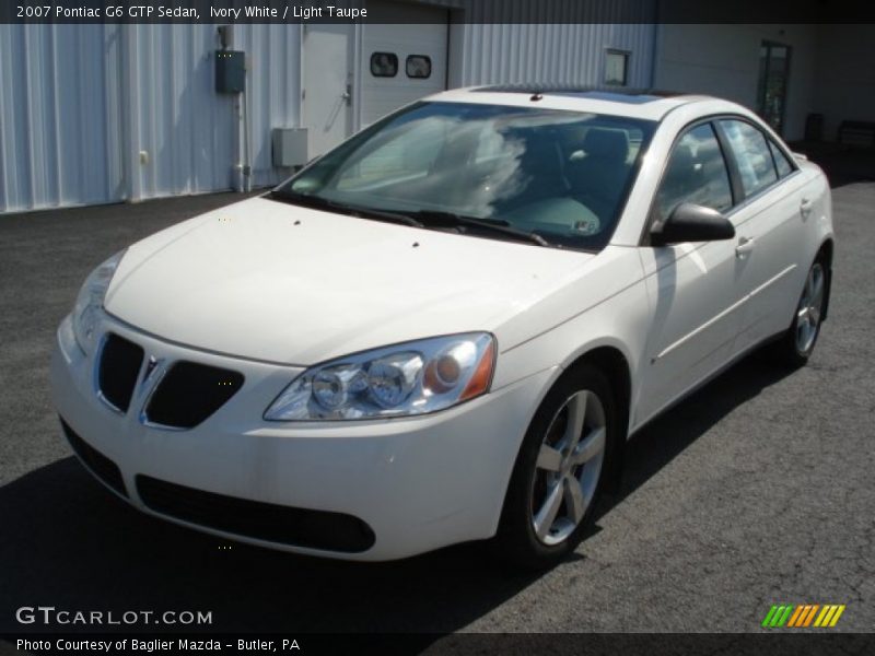 Ivory White / Light Taupe 2007 Pontiac G6 GTP Sedan