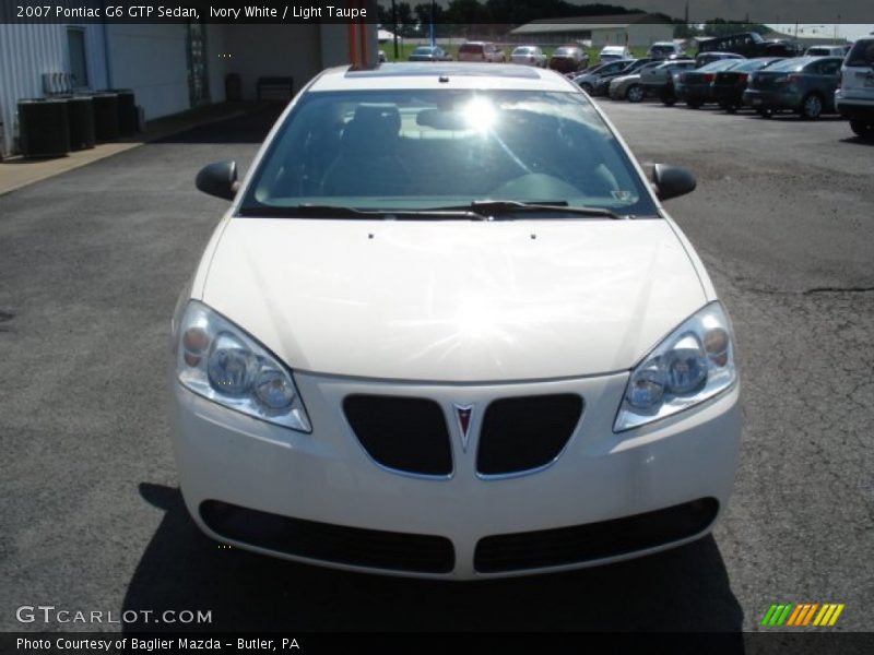 Ivory White / Light Taupe 2007 Pontiac G6 GTP Sedan