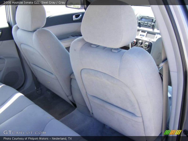 Steel Gray / Gray 2008 Hyundai Sonata GLS