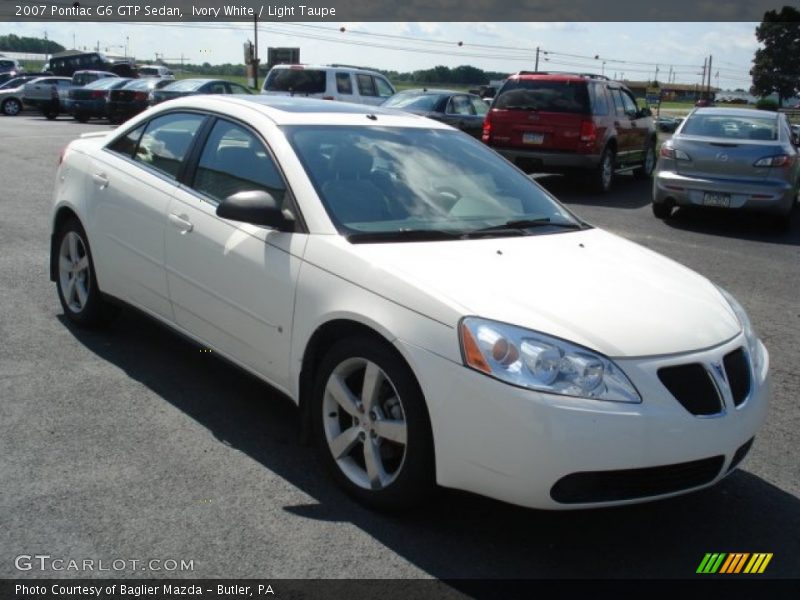 Ivory White / Light Taupe 2007 Pontiac G6 GTP Sedan