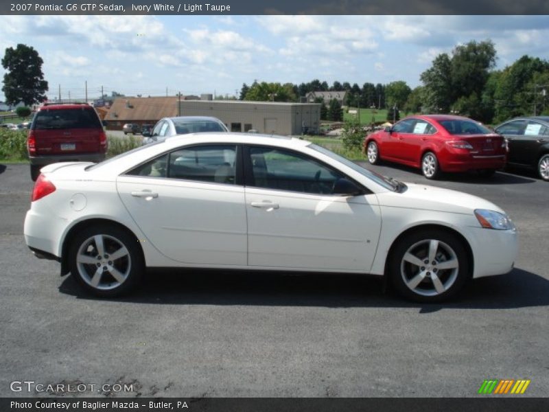 Ivory White / Light Taupe 2007 Pontiac G6 GTP Sedan