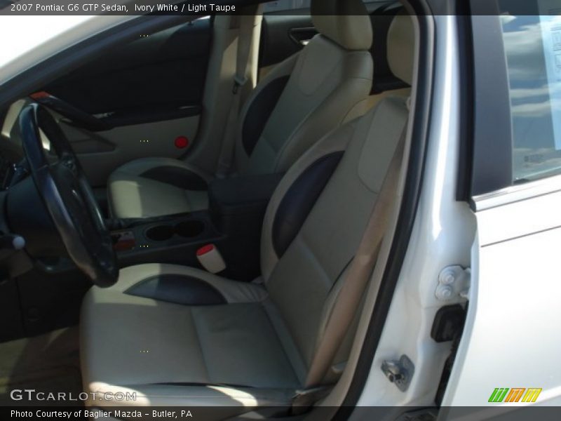 Ivory White / Light Taupe 2007 Pontiac G6 GTP Sedan