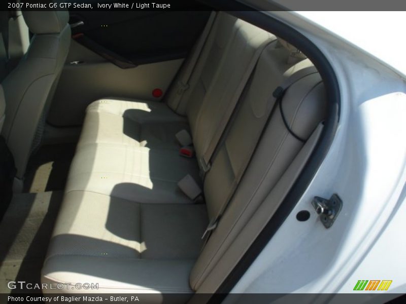 Ivory White / Light Taupe 2007 Pontiac G6 GTP Sedan