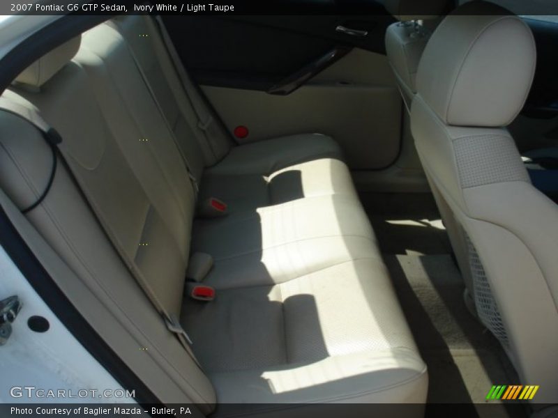 Ivory White / Light Taupe 2007 Pontiac G6 GTP Sedan
