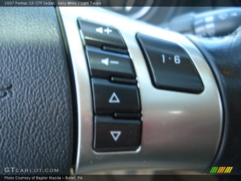 Ivory White / Light Taupe 2007 Pontiac G6 GTP Sedan