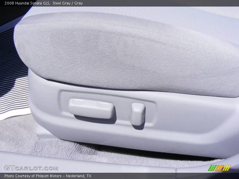Steel Gray / Gray 2008 Hyundai Sonata GLS