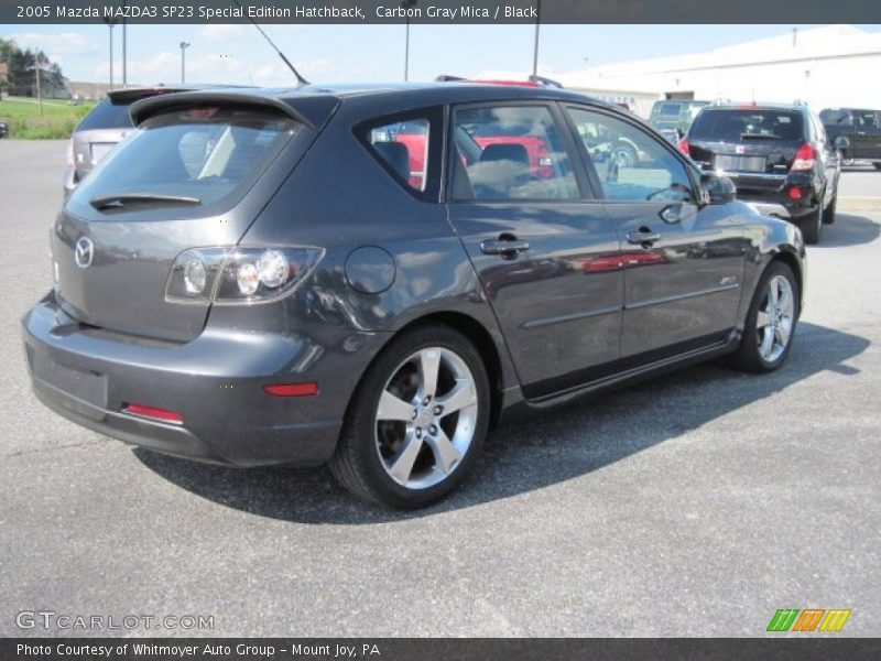 Carbon Gray Mica / Black 2005 Mazda MAZDA3 SP23 Special Edition Hatchback