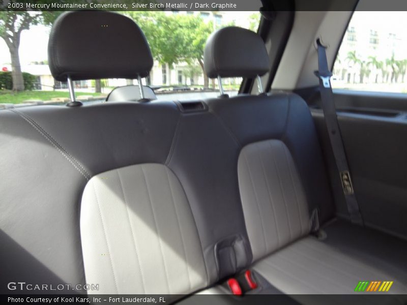 Silver Birch Metallic / Dark Graphite 2003 Mercury Mountaineer Convenience