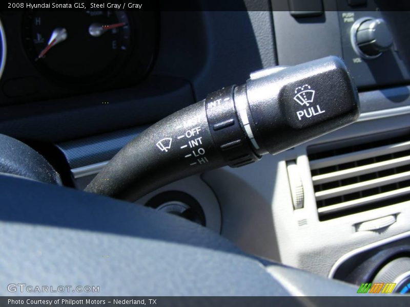 Steel Gray / Gray 2008 Hyundai Sonata GLS