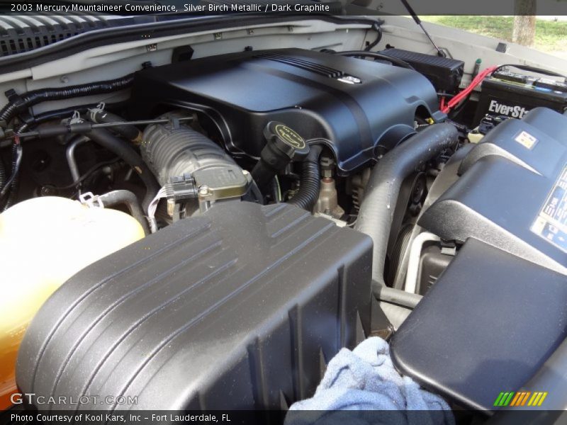 Silver Birch Metallic / Dark Graphite 2003 Mercury Mountaineer Convenience