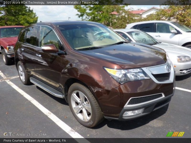 Ionized Bronze Metallic / Taupe Gray 2010 Acura MDX Technology