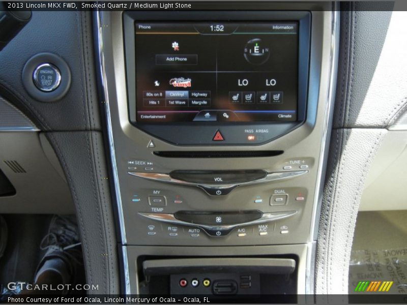 Controls of 2013 MKX FWD