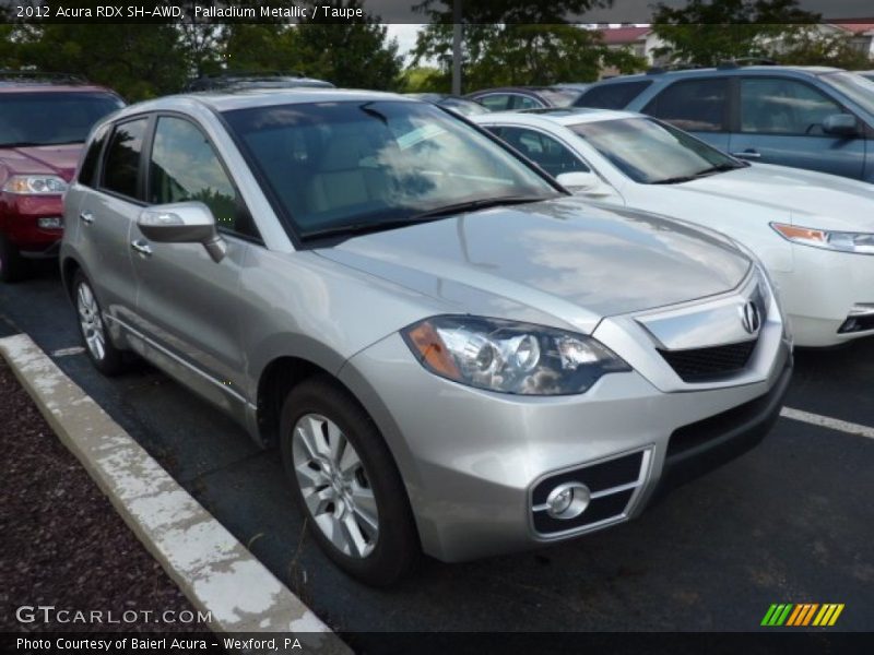 Palladium Metallic / Taupe 2012 Acura RDX SH-AWD