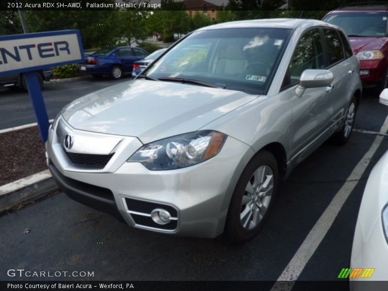 Palladium Metallic / Taupe 2012 Acura RDX SH-AWD