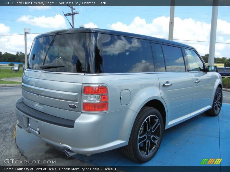 Ingot Silver Metallic / Charcoal Black 2013 Ford Flex Limited