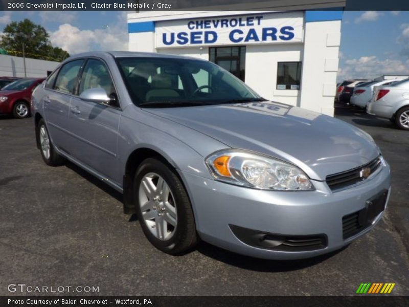 Glacier Blue Metallic / Gray 2006 Chevrolet Impala LT