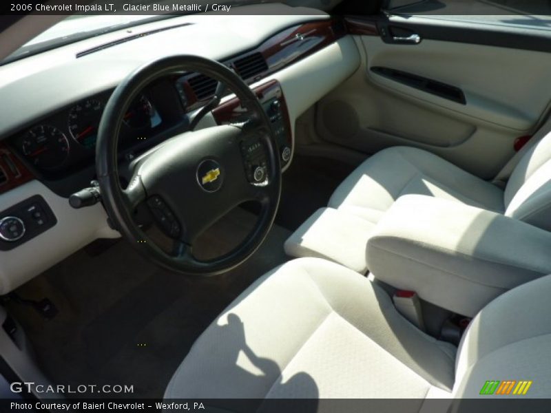 Glacier Blue Metallic / Gray 2006 Chevrolet Impala LT