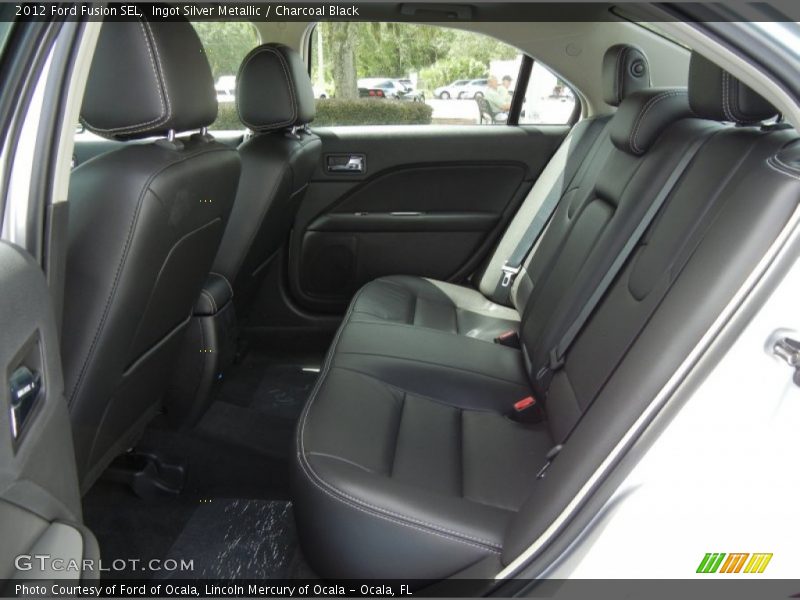 Ingot Silver Metallic / Charcoal Black 2012 Ford Fusion SEL