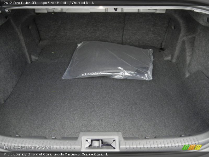 Ingot Silver Metallic / Charcoal Black 2012 Ford Fusion SEL