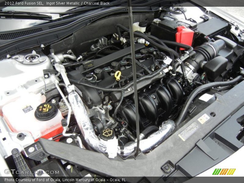 Ingot Silver Metallic / Charcoal Black 2012 Ford Fusion SEL