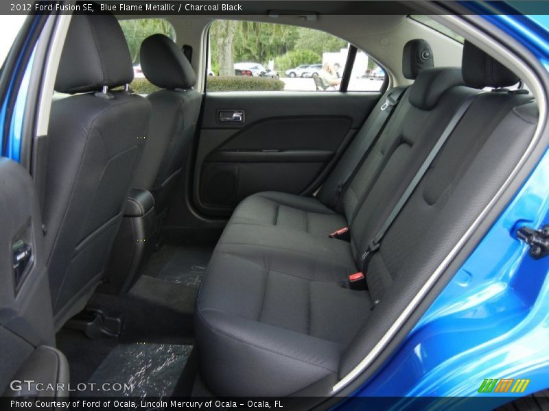 Blue Flame Metallic / Charcoal Black 2012 Ford Fusion SE
