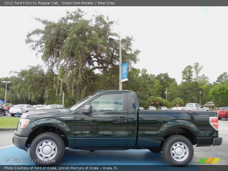  2012 F150 XL Regular Cab Green Gem Metallic