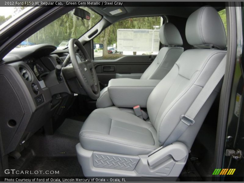 Front Seat of 2012 F150 XL Regular Cab