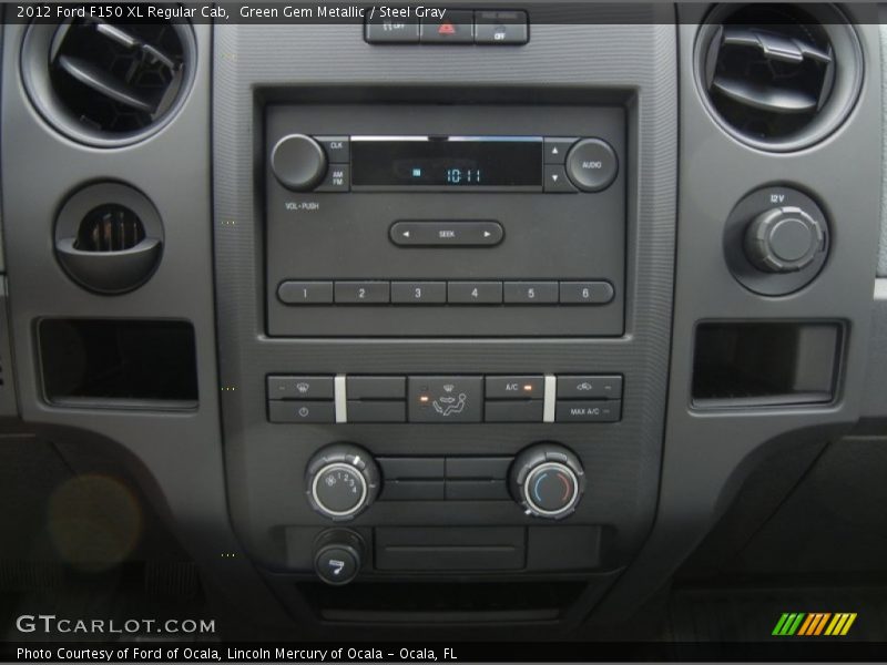 Controls of 2012 F150 XL Regular Cab