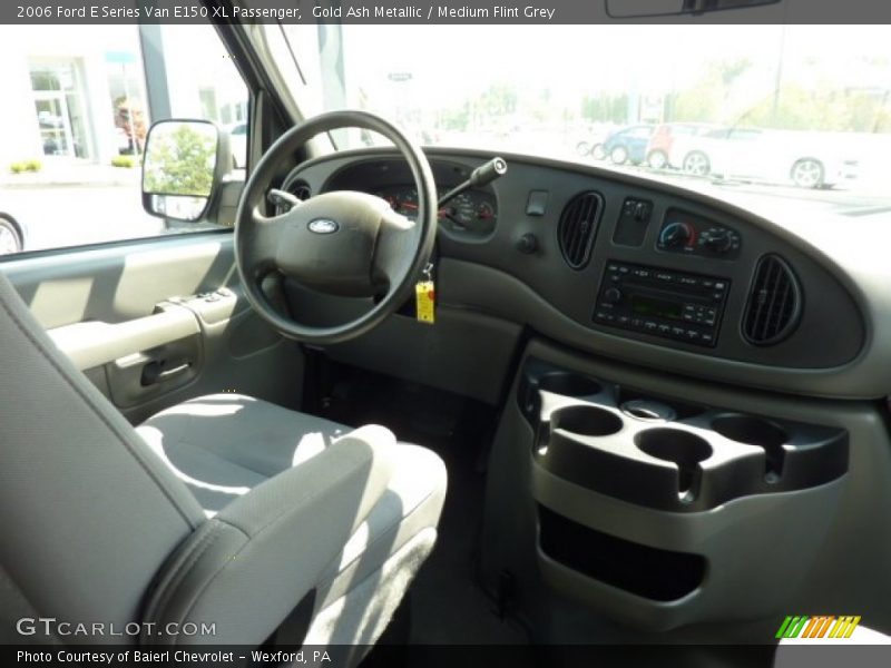 Gold Ash Metallic / Medium Flint Grey 2006 Ford E Series Van E150 XL Passenger
