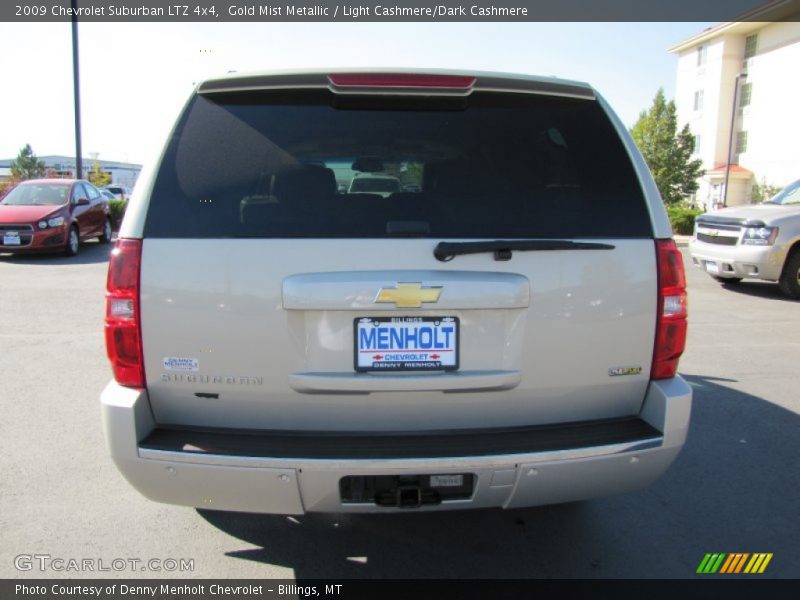 Gold Mist Metallic / Light Cashmere/Dark Cashmere 2009 Chevrolet Suburban LTZ 4x4