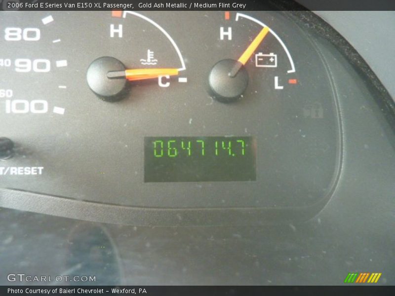 Gold Ash Metallic / Medium Flint Grey 2006 Ford E Series Van E150 XL Passenger