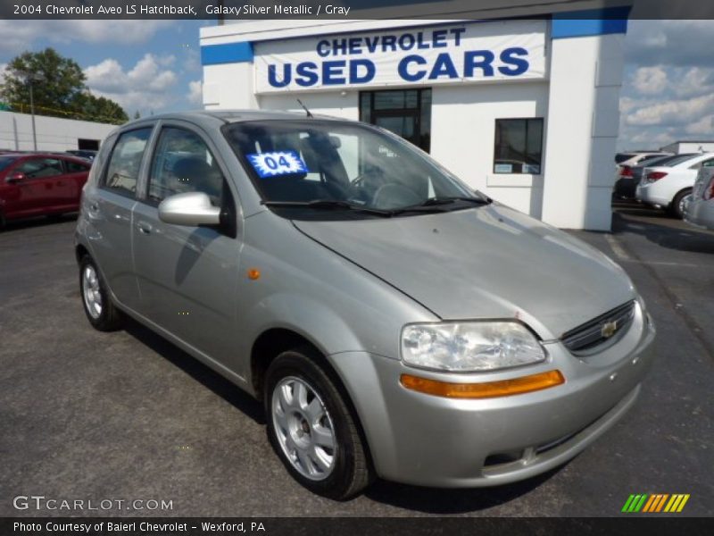 Galaxy Silver Metallic / Gray 2004 Chevrolet Aveo LS Hatchback