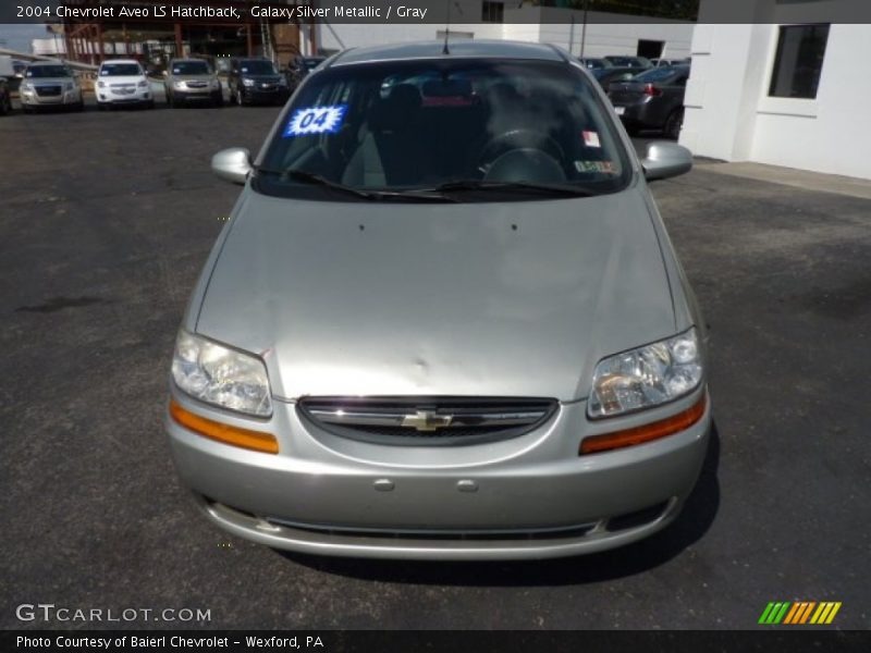Galaxy Silver Metallic / Gray 2004 Chevrolet Aveo LS Hatchback