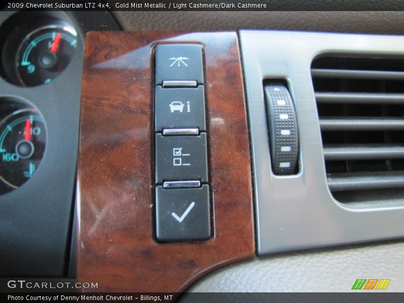 Gold Mist Metallic / Light Cashmere/Dark Cashmere 2009 Chevrolet Suburban LTZ 4x4