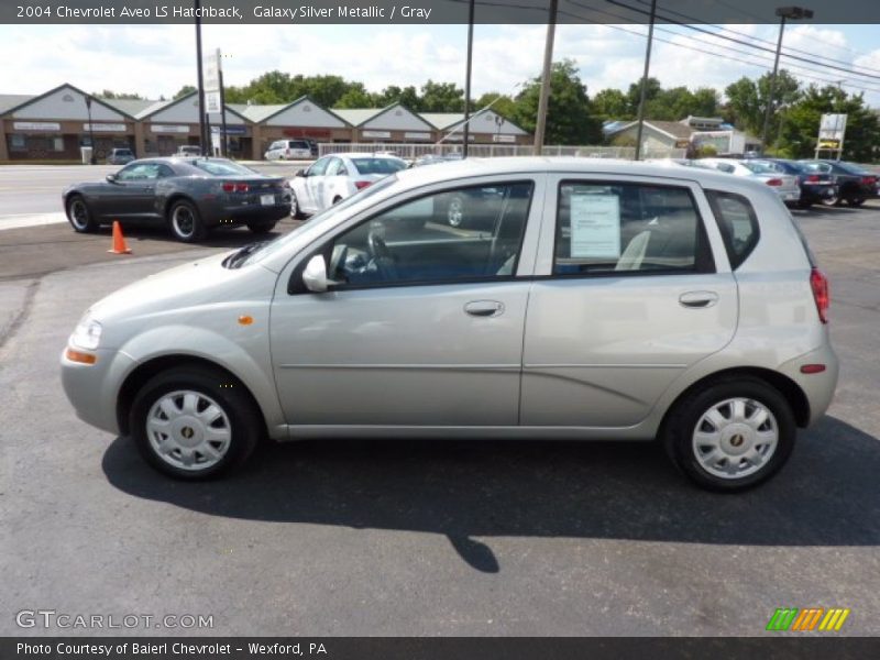 Galaxy Silver Metallic / Gray 2004 Chevrolet Aveo LS Hatchback