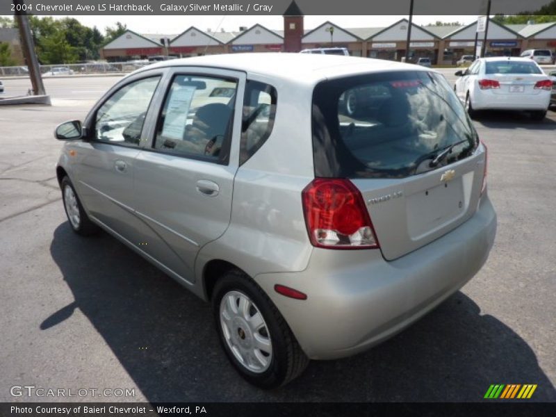 Galaxy Silver Metallic / Gray 2004 Chevrolet Aveo LS Hatchback