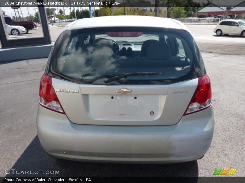 Galaxy Silver Metallic / Gray 2004 Chevrolet Aveo LS Hatchback