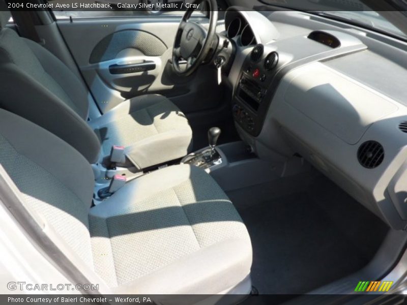 Galaxy Silver Metallic / Gray 2004 Chevrolet Aveo LS Hatchback